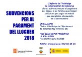 AJUTS AL LLOGUER 2018